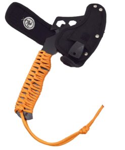 UST Parahatchet FS Camping Axe with Stainless Steel Blade Including 3 Hex Wrenches and Rope Cutter, Paracord-Wrapped Handle and Magnesium Fire Starter for Camping, Backpacking, Hunting and the Outdoors 17 61L tukNH1L