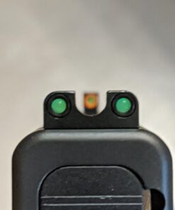 TRUGLO TFX PRO Handgun Sight | Compact Snag-Free Durable Shock-Resistant Glowing Tritium & Fiber-Optic Xtreme Night Sight for Handguns Glock 42/43 Set 38 61L19f6vQcL
