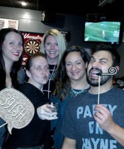 Adult 40th Birthday - Gold - Birthday Party Photo Booth Props Kit - 20 Count 23 61L1U59nNlL