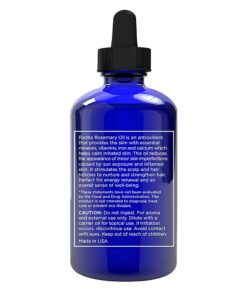 Radha Beauty - Huge 4 oz. Rosemary Essential Oil - 100% Pure Therapeutic Grade, Steam Distilled for Aromatherapy, Relaxation, Scalp, Healthy Hair Growth, Anti-Aging, Dry Skin 4 Fl Oz (Pack of 1) 23 61L1v7SgrJS