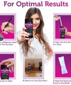 100ct Triple Test Ketone Strips | Complete KIT | 3X Urine Accuracy for Ketogenic, Ketosis, Low-carb, Paleo & Keto Diets | Urinalysis Test Tube, Travel Pouch & Built-in Color Chart 1 11 61L281PNaL