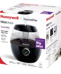 Honeywell HUL520B Mistmate Cool Mist Humidifier Black With Easy Fill Tank & Auto Shut-Off, For Small Room, Bedroom, Baby Room, Office 13 61L2GbhyzL 1