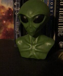 YTC Bright Green Extraterrestrial Alien Head Bust Figurine Display 19 61L4ARhHMlL