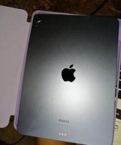 Apple iPad Air (5th Generation): with M1 chip, 10.9-inch Liquid Retina Display, 64GB, Wi-Fi 6, 12MP front/12MP Back Camera, Touch ID, All-Day Battery Life – Purple WiFi Without AppleCare+ 48 61L4VP1vKbL