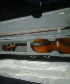 SKY 4/4 Full Size SKYVN201 Solid Maple Wood Violin with High Quality Lightweight Case, Brazilwood Bow, String, Rosin and Mute 35 61L50wCcQGL