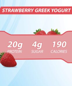 Pure Protein Bars, High Protein, Nutritious Snacks to Support Energy, Low Sugar, Gluten Free, Strawberry Greek Yogurt, 1.76oz, 6 Pack 9 61L683WU18L