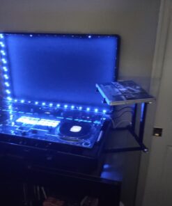 Daymeet LED TV Backlights, 9.8 ft USB Powered LED Lights for TV 32-60 inch RGB Color Changing LED Strip Lights TV Monitor Behind Lighting with Remote Music Sync Bluetooth APP Control Solid Colours 9.8FT for 32"-60"TV 23 61L6RzxTTlL