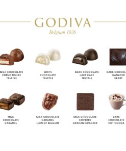 Godiva Chocolatier Gift Basket – New Chocolate Assortment For 2023 Christmas Holiday Season - Special Select Chocolates With Improved Product Protective Packaging Damage-Free Guarantee 12 61L7ASog L