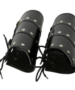 Armor Venue - Set of Faux Leather Arm Guards - Black - One Size 10 61L8zTXmoCL