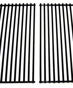 Music City Metals 56202 Porcelain Steel Wire Cooking Grid Replacement for Select BBQ Grillware and Steelman Gas Grill Models, Set of 2