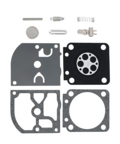 HIPA Carburetor Rebuild Kit RB-129 C1M-W26 Assembly for Poulan Pro PP3516 PP3816 PP4018 PP4218 PP4218AV PP4218AVX PPB3416 Chainsaw for ZAMA C1M-W26A C1M-W26B C1M-W26C C1M-W47 Carburetor Rebuild Kit 10 61LAN9ptR9L