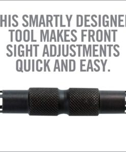 Alternative view of Real Avid Front Sight Adjuster: universal tool for adjusting A1 and A2 Type Front Sights (4-prong and 5-prong BUIS), Black/Tan