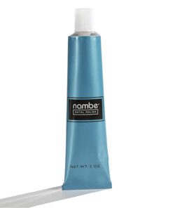 nambe Metal Polish | 2 Oz Tube | Polish for Nambe Metal Serving Bowls, Platters, and More | For Brass, Bronze, Silver, Copper, Stainless Steel, and Gold 16 61LAsDAas9L