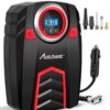 Avid Power Tire 12V Air Compressor w/Digital Pressure Gauge, Car Pump w/LED Light, Auto Shut-Off DC Tire Inflator for Car, Bicycles, Balls and Other Inflatables 5 61LBDGcXwqL