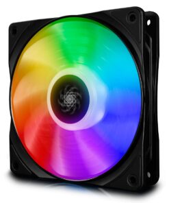 Alternative view of DeepCool Add RGB Cooling Fan 3120mm Cable Controller De-Vibration Rubber Pad Extension Cable (CF 120 3 in 1) CF Series 3*Fan CF120 120mm multi-coloured