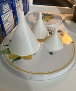 Norpro Plastic Funnel, Set of 3, Set of Three, White 25 61LCYitgP1L