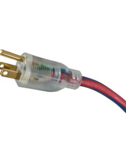US Wire and Cable 99100 Extension Cord, One Size, Blue/Red 18 61LCiyM5e3L