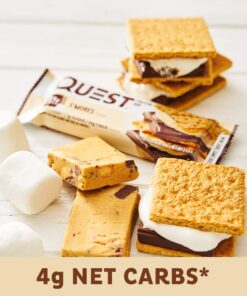 QUEST, Protein Bar, S'Mores, 1 ct, 2.12 oz bar 2.12 Ounce (Pack of 12) 11 61LDIZAKiUL