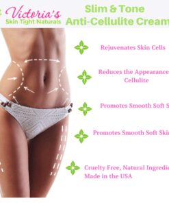 Slim & Tone Anti Cellulite Cream Firming Lotion Botanical Defense Skin Tightening Reduce Sagging Loose Skin Dimples Buttocks Legs Stomach Plus Exclusive Diet and Recipe Guide FREE 18 61LDTPMRDPL