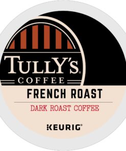 Tully's Coffee French Roast Keurig Single-Serve K-Cup Pods, Dark Roast Coffee, 72 Count (6 Packs of 12) 29 61LFGTSBlQL 1