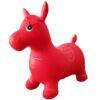 AppleRound Horse Bouncer with Hand Pump, Inflatable Space Hopper, Ride-on Bouncy Horse (Red) Red 53 61LG1TMgbwL