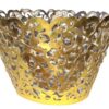A&S Creavention® Vine Cupcake Holders Filigree Vine Designed Decor Wrapper Wraps Cupcake Muffin Paper Holders - 50pcs (50, Brilliant Gold) 50 9 61LIi3iMaDL