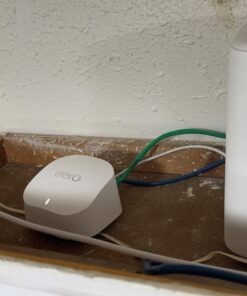 Amazon eero 6+ mesh Wi-Fi system | Fast and reliable gigabit speeds | connect 75+ devices | Coverage up to 4,500 sq. ft. | 3-pack, 2022 release eero 6+ 34 61LJenUzTzL