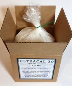 Alternative view of Ultracal 30 Gypsum Cement 2.5 lbs / 1.13 kg - Plaster - For Mold Making and Casting, Ideal for Latex Molds! Takes Excellent Detail