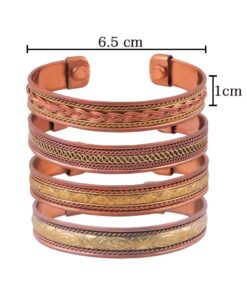 Tibetan Copper Bracelets India Pattern Women's Men's Spiritual Yoga Jewelry Copper bracelet copper bracelet for men copper bracelets for women cobre bracelet cobre pulsera mujer 23 61LMM0296dL