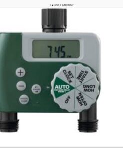 Orbit 56082 3-Outlet Hose Watering Timer, Green (2 Outlet) 2 Outlet 28 61LN KBpqSL 1