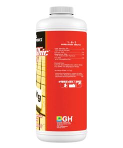 General Hydroponics CALiMAGic 1-0-0, Concentrated Blend of Calcium & Magnesium, Secondary Nutrient Deficiencies Helps Prevent Blossom End Rot & Tip Burn, Clean, Soluble, 1-Quart 32 Fl Oz (Pack of 1) 36 61LN1jLEj0L
