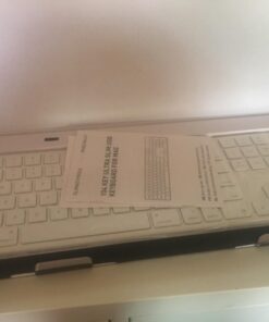 Macally Slim USB Wired Keyboard for Mac and Windows PC - Full Size 104 Key Layout & 16 Shortcut Keys - Scissor Keycaps for Smooth Typing - Mac Wired Keyboard with Numeric Keypad White 24 61LNYoq5WPL