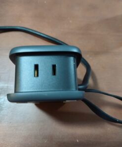NTONPOWER Travel Power Strip with USB Ports, Portable Small Power Strip with 3FT Wrapped Flat Plug Extension Cord, 2 Outlets 3 USB Ports, Non Surge Protector for Cruise Ship Hotel Black 2 Outlets 3 USB-A 1 Pack 72 61LNmkrwvVL