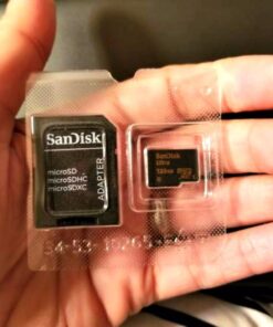 SanDisk Ultra 128GB microSDXC UHS-I Card with Adapter, Black, Standard Packaging (SDSQUNC-128G-GN6MA) 39 61LNr suC5L