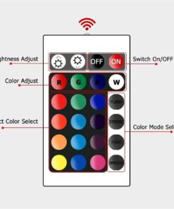 Vansky Led Strip Lights, Bias Lighting for 40-60 inch TV 6.6ft RGB USB Powered LED Light Strip with Remote,TV Backlight Kit for Flat Screen TV,PC 47 61LO3iuBMQS