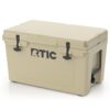 RTIC 45 qt Hard Cooler Insulated Portable Ice Chest Box for Beach, Drink, Beverage, Camping, Picnic, Fishing, Boat, Barbecue Tan 45 Quart 16 61LOiyDSebL