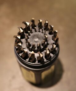 Drill America - DWD29J-CO-PC 29 Piece M35 Cobalt Drill Bit Set in Round Case (1/16" - 1/2" X 64ths), DWDCO Series 61 61LQ5lmScRL