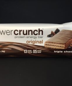 Power Crunch Protein Wafer Bars, High Protein Snacks with Delicious Taste, Triple Chocolate, 1.4 Ounce (12 Count) 12 Count (Pack of 1) 35 61LQVpDVjeL