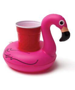 BigMouth Inc. Inflatable Bird Pool Cupholder Floats, 3-pack includes Pink Flamingo and Black and White Swans , Multi-Colour 17 61LQbLLsPaL