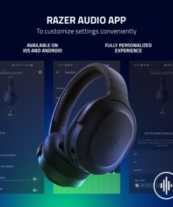 Razer Barracuda X Wireless Gaming & Mobile Headset (PC, Playstation, Switch, Android, iOS): 2.4GHz Wireless + Bluetooth - Lightweight - 40mm Drivers - Detachable Mic - 50 Hr Battery - Black Classic Black 15 61LRFql6DWL