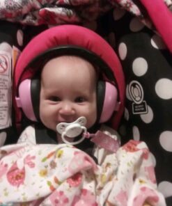 Baby Banz Earmuffs Infant Hearing Protection – Ages 0-2+ Years – The Best Earmuffs for Babies & Toddlers – Industry Leading Noise Reduction Rating – Soft & Comfortable – Baby Ear Protection Pink 34 61LROujohvL