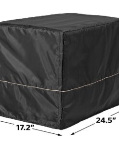 MidWest Homes for Pets Dog Crate Cover, Privacy Dog Crate Cover Fits MidWest Dog Crates, Machine Wash & Dry 24-Inch Black 29 61LTGNBiMsL