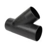 POWERTEC 70106 4-Inch Y-Fitting Dust Collection Hose Connector , Black 4 Inch 4" Hose Connector