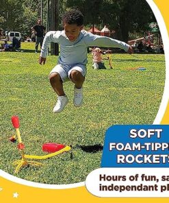 Stomp Rocket Original Refill - 2 Ultra Refill Rockets Only - Soar 200 ft in The Air - Fun Outdoor Toy for Kids - Gift for Boys and Girls Age 5+ Years Old Refill 2 Pack 10 61LUjsNDD5L