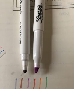 SHARPIE S-Note Duo Dual-Ended Creative Markers, Part Highlighter, Part Art Marker, Assorted Colors, Fine and Chisel Tips, Includes Stand-up Easel, 16 Count 56 61LX7tWXGzL