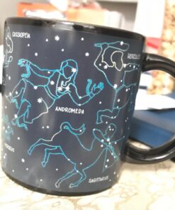 The Unemployed Philosophers Guild Heat Changing Constellation Mug - Add Coffee or Tea and 11 Constellations Appear - Comes in a Fun Gift Box Black 34 61LXRXVfMmL
