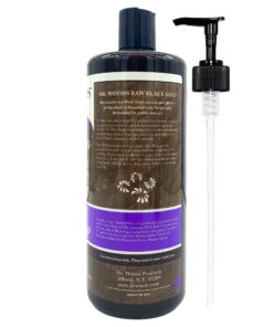 Alternative view of Dr. Woods Raw Black Liquid Castile Soap with Pump, 32 Ounce Coconut 32 Fl Oz (Pack of 1)