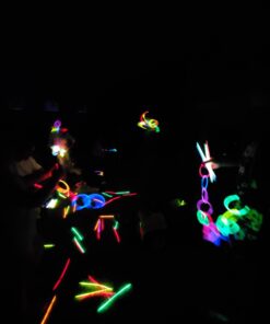 VIVII Glowsticks, 100 Light up Toys Glow Stick Bracelets Mixed Colors Party Favors Supplies (Tube of 100) 48 61LZJMDPdJL