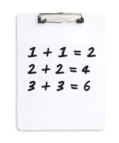 30 Pack Whiteboard Clipboards, Dry Erase Front Surface with Low Profile Clip, Designed for Classroom and Business Use, 30 Pack 11 61LaIG0EkhL