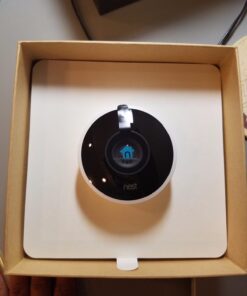 Google Nest Cam Outdoor - 1st Generation - Weatherproof Camera - Surveillance Camera with Night Vision - Control with Your Phone 1st Gen 1 Count (Pack of 1) Nest Cam (Outdoor, Wired) 57 61LeaXEnygL